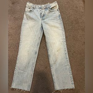 Zara High Rise Straight Jeans Size 2